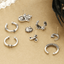 Fake Ear Nose Piercing Body Jewelry with Vintage Hand Sun Moon Star Design Body Jewelry Dreamlee Piercing Jewelrys Store