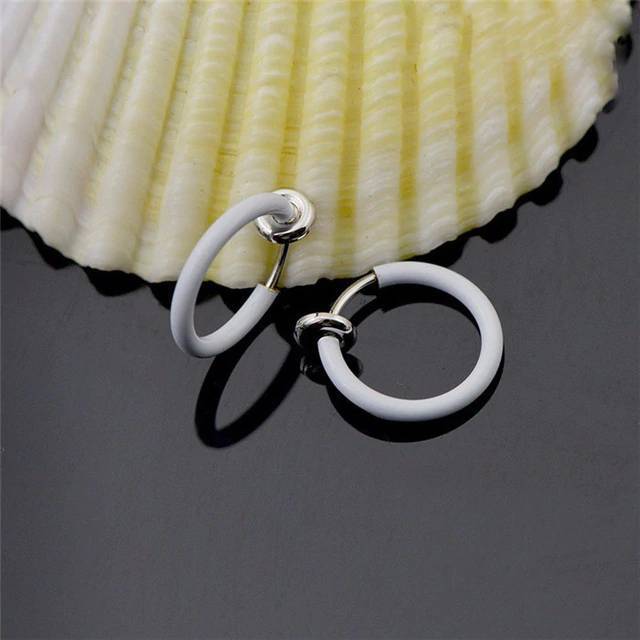 Fake Lip Ear Nose Clip Ring Jewelry Body Jewelry LOLEDE Store bai