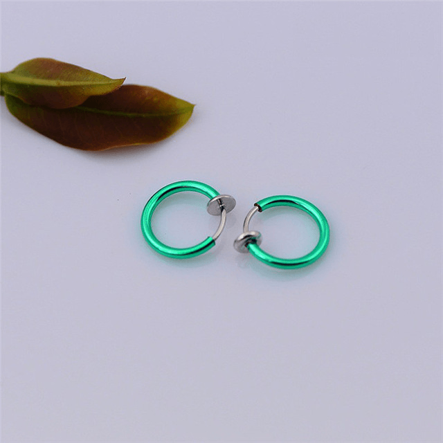 Fake Lip Ear Nose Clip Ring Jewelry Body Jewelry LOLEDE Store lv