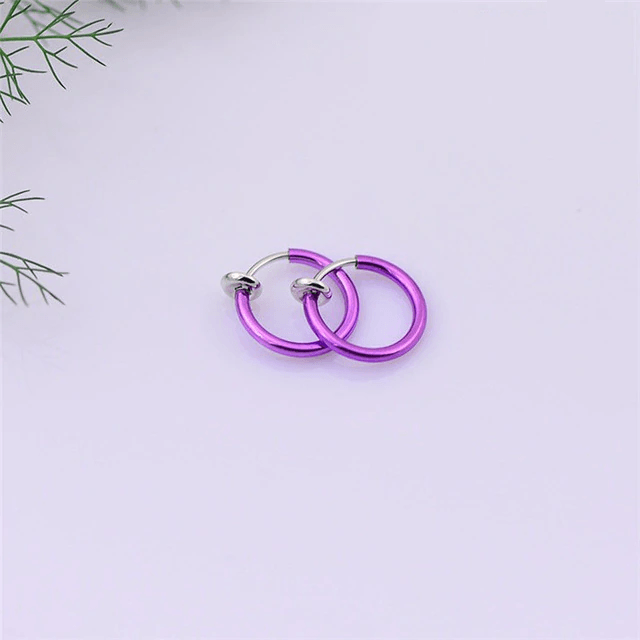 Fake Lip Ear Nose Clip Ring Jewelry Body Jewelry LOLEDE Store zi