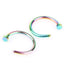 Fake Septum Titanium Nose Ring And Body Clip Hoop Jewelry for Women Body Jewelry Jiang Xiaobin's store colorful