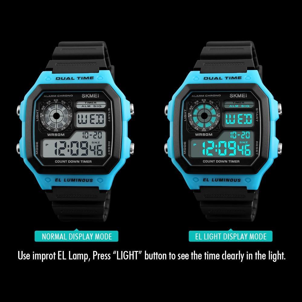 Famous LED Digital Sports Wristwatch Digital Watches Skmei Focalprice Watch Store