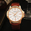 Famous Luxury Fashion Business Quartz Watch For Men Quartz Watches GiftWatch Store Brown Gold White