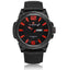 Fashion Casual Canvas Leather Military Men’s Quartz Watch Quartz Watches NAVIFORCE OUTLET Store B R