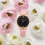 Fashion Casual Rose Gold Simple Leather Women’s Dress Watch Women's Watches 77 Queens Store