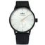 Fashion Casual Ultra Thin Dial Mechanical Watch For Men Mechanical Watches T-WINNER Official Store BLACK WHITE
