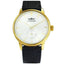 Fashion Casual Ultra Thin Dial Mechanical Watch For Men Mechanical Watches T-WINNER Official Store GOLD WHITE