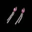 Fashion Leaf Pink Crystal Jewelry Sets Bridal Jewelry Sets Loving You Wedding Store