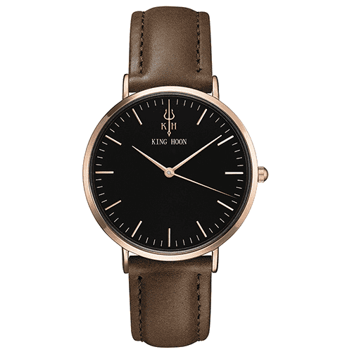 Fashion Luxury Steel Mesh Ultra Thin Dress Watch For Women Women's Watches KING HOON factory Store BROWN ROSE BLACK