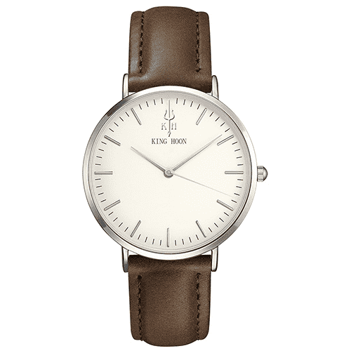 Fashion Luxury Steel Mesh Ultra Thin Dress Watch For Women Women's Watches KING HOON factory Store BROWN SILVER WHITE