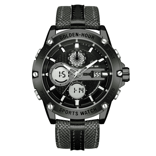 Fashion Outdoor LED Display Army Sports Men's Quartz Watch Quartz Watches KINGDOME of TIMEPIECES store B B