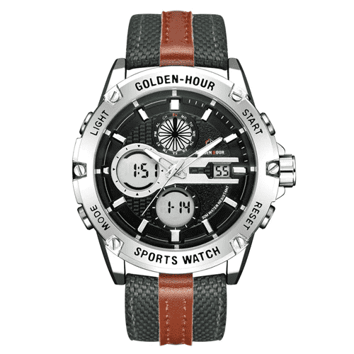 Fashion Outdoor LED Display Army Sports Men's Quartz Watch Quartz Watches KINGDOME of TIMEPIECES store S B