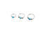 Fashion Retro Round Beads Nose Body Jewelry Rings And Studs For Women Body Jewelry Mybic Store 3 Pcs Silver