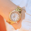 Fashion Rose Gold Crystal Waterproof Women’s Dress Watch Women's Watches Ctime Watch Store Gold