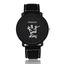 Fashion Sports Leather Band Unisex Anti-shock Lover Watch Lover's Watches jw wristwatches Store King Black Black