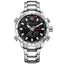 Fashion Stainless Steel Analog Quartz Watch For Men Quartz Watches NAVIFORCE OUTLET Store S-B-W
