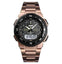Fashion Stainless Steel Waterproof Quartz Watch For Men Quartz Watches Skmei Outlets Store rose gold