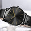 Fashion Ultra Thin Luxury Casual Quartz Watch For Men Quartz Watches True Colors Store Black