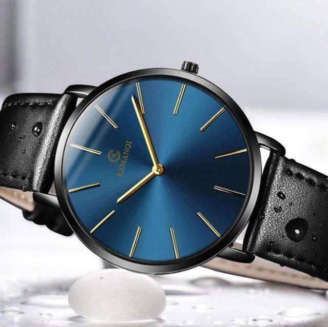 Fashion Ultra Thin Luxury Casual Quartz Watch For Men Quartz Watches True Colors Store black 2