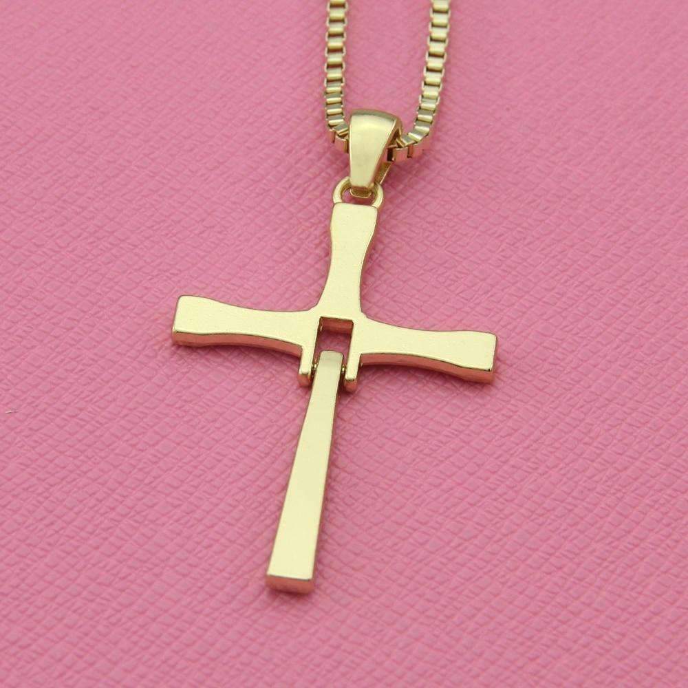 Fast and Furious Toretto Cross Pendant Necklace Jewelry For Men Pendant Necklaces CJJewelry Dropshipping- Store