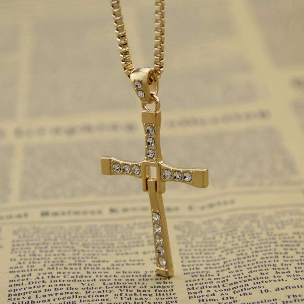 Fast and Furious Toretto Cross Pendant Necklace Jewelry For Men Pendant Necklaces CJJewelry Dropshipping- Store
