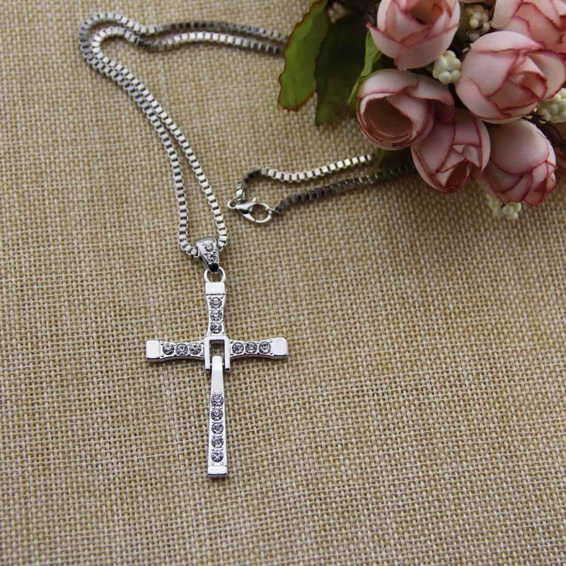 Fast and Furious Toretto Cross Pendant Necklace Jewelry For Men Pendant Necklaces CJJewelry Dropshipping- Store
