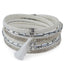 Feather Tree Magnetic Velvet Bracelet Wrap Bracelets Chanfar Official Store grey butterfly