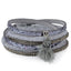 Feather Tree Magnetic Velvet Bracelet Wrap Bracelets Chanfar Official Store grey owl