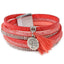 Feather Tree Magnetic Velvet Bracelet Wrap Bracelets Chanfar Official Store red tree