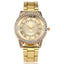Female Rose Gold Rhinestone Luxury Casual Dress Watch For Women Women's Watches Qstar Watch Store gold