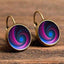 Flower Drop Round Earrings Drop Earrings Crazy Feng Official Store 51