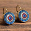 Flower Drop Round Earrings Drop Earrings Crazy Feng Official Store 59
