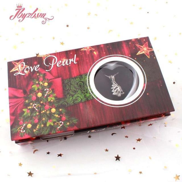 Freshwater Pendant Pearl Necklace Chain Necklaces Fashion Jewelry Beads Store Christmas tree