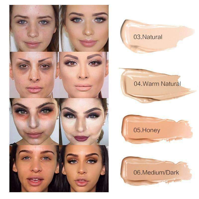 Full Cover Liquid Face Concealer Makeup Base Cosmetic Concealer SACE LADY Official Store
