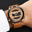 Full Steel Duel Display LED Sports Watch Sports Watches LIGE Watch Store