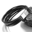 Genuine Leather Bracelet for Men Wrap Bracelets D&D Official Store