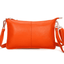 Genuine Leather Candy Color Crossbody Clutch Bag for Women Clutches RanHuang Official Store Orange