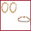 Geometric Circle Hoop Earrings Hoop Earrings 17KM Official Store Cheaper SET1