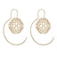 Geometry Round Creole Earrings Hoop Earrings IF ME Official Store EJDY80851