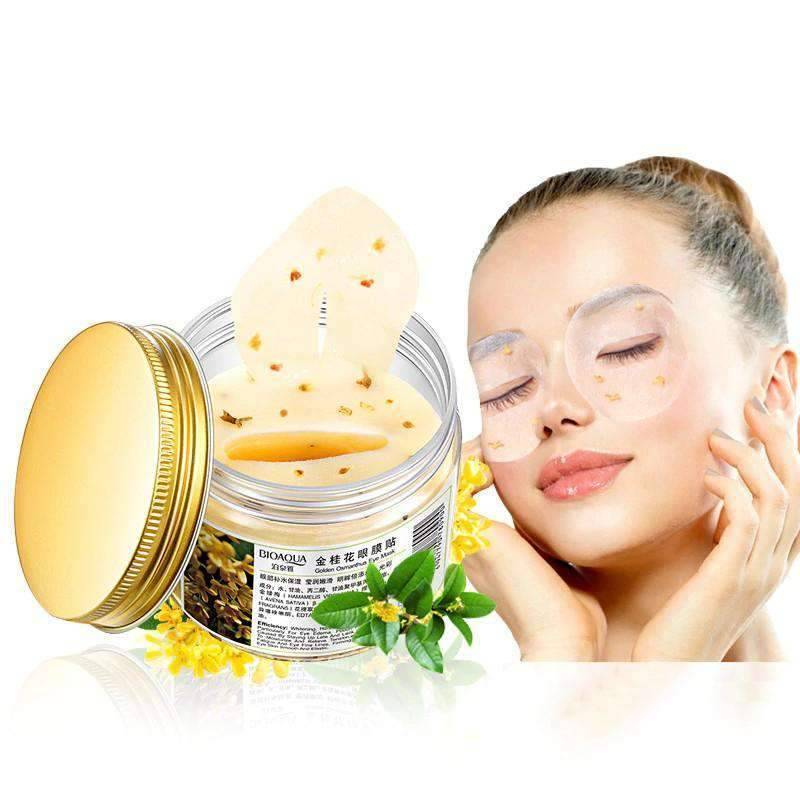 Gold Osmanthus Eye Mask Collagen Gel Whey Protein Face Care Creams BaLaLa Default Title