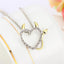 Gold Silver Accent Devil Heart Necklaces Pendant Necklaces Naive sister Official Store