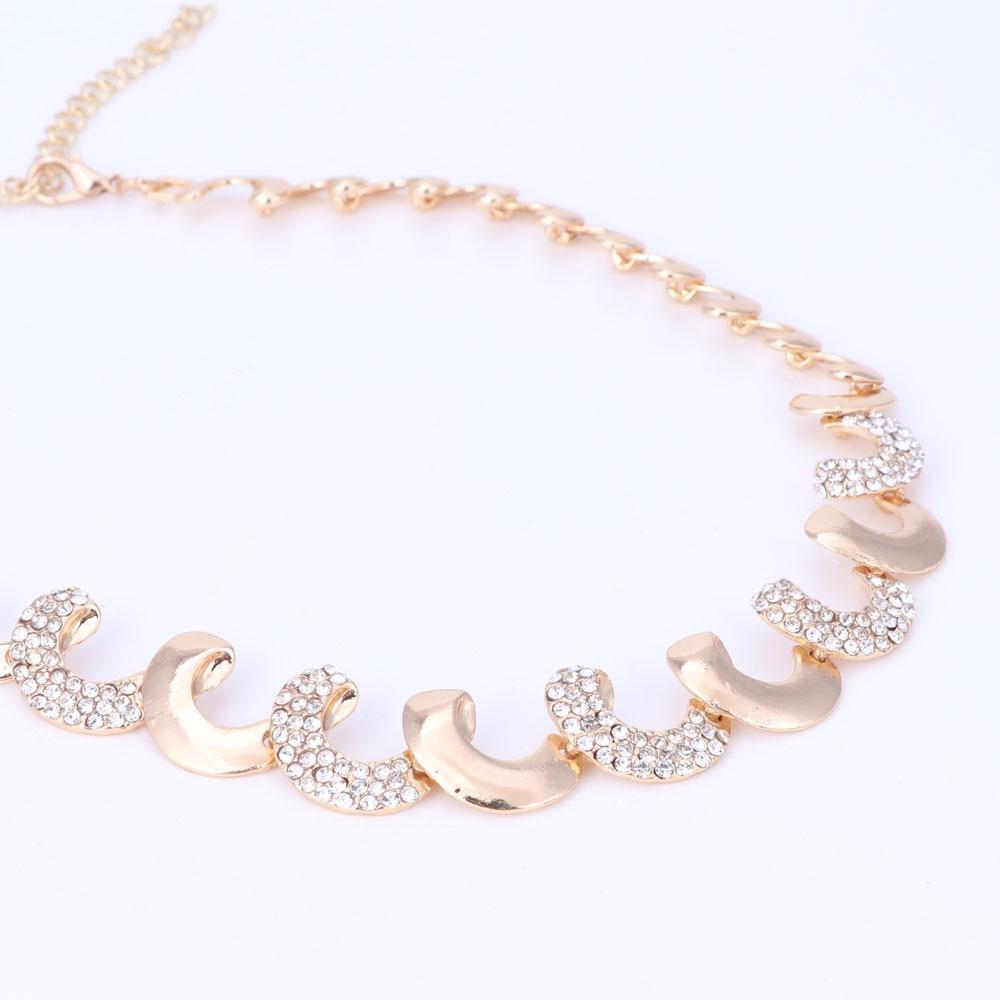 Gold Silver Crystal African Jewelry Sets Bridal Jewelry Sets Carol Jewelry