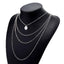 Golden Coin Multilayer Necklace Chain Necklaces IPARAM Official Store N640-2
