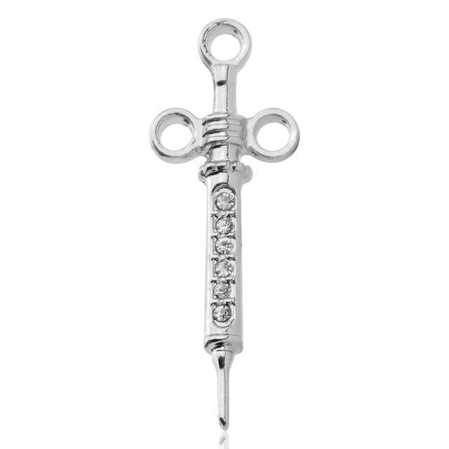 Gothic Science Necklace Pendant Necklaces Factory sale Movie jewelry SILVER121