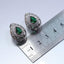 Green Zircon Water Drop Jewelry Set Bridal Jewelry Sets Manny Offcial Store