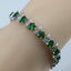 Green Zircon Water Drop Jewelry Set Bridal Jewelry Sets Manny Offcial Store Bracelet Green