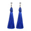 Handmade Big Tassel Earrings Drop Earrings AY Official Store