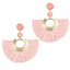 Handmade Big Tassel Earrings Drop Earrings AY Official Store FOF52912