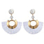 Handmade Big Tassel Earrings Drop Earrings AY Official Store FOF86320
