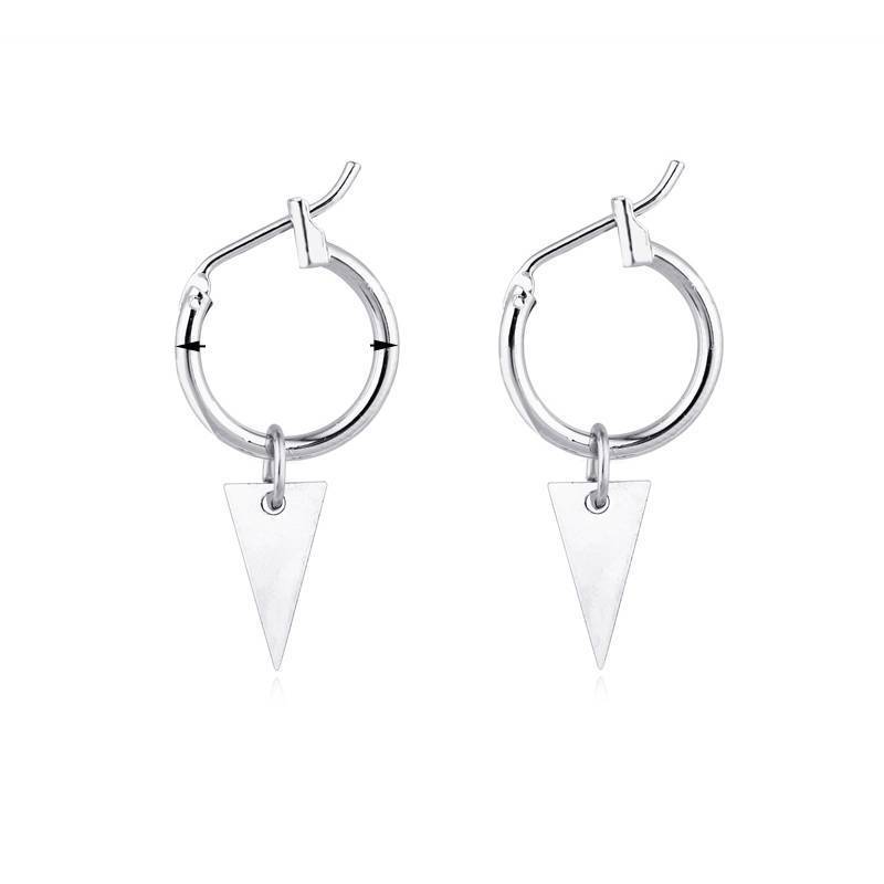 Handmade Circle Hoop Earrings Hoop Earrings Surejewelry Store